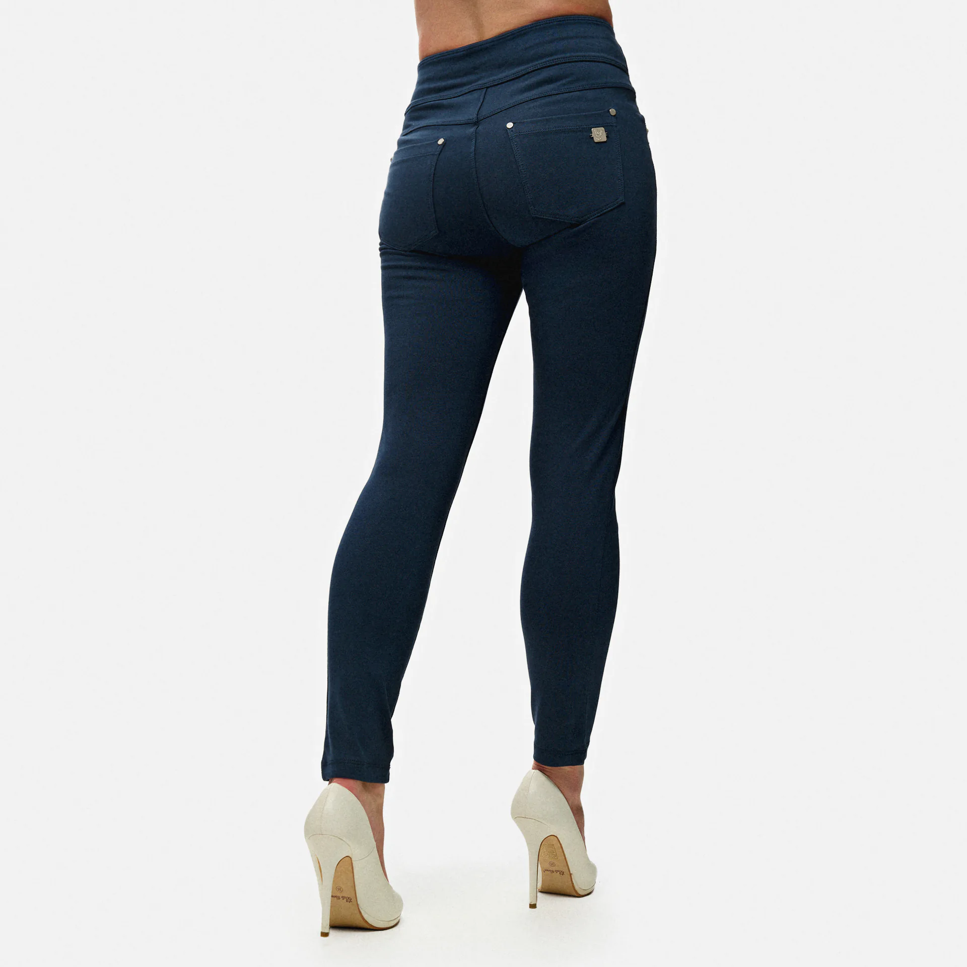 Freddy NOW Yoga Medium Waist 7/8 Skinny Jeans  Navy